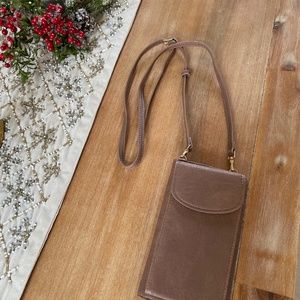 Cross body organizer wallet